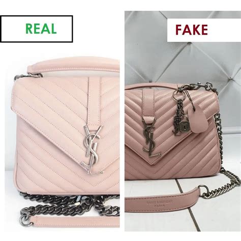 how to spot fake ysl college medium bag|ysl college bag spotting.